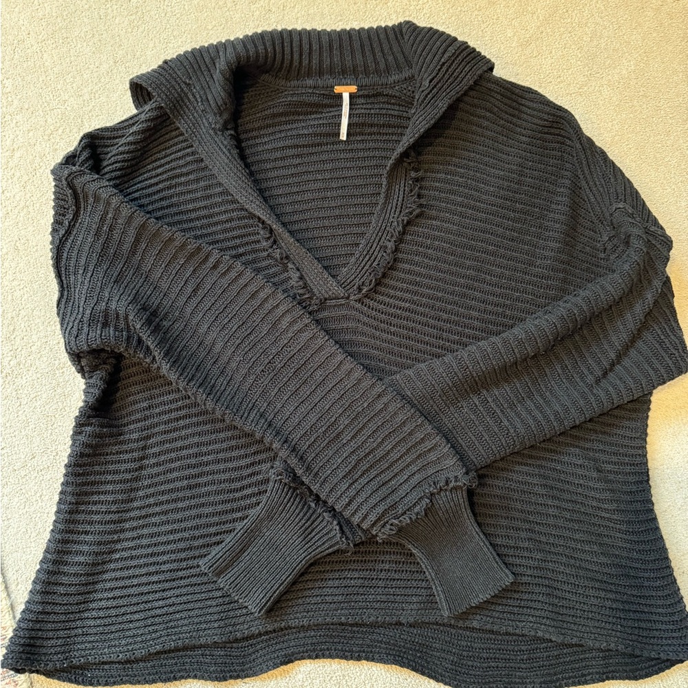 Free People Marlie Pullover Longsleeve V-neck